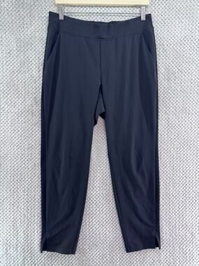 Athleta Pants Womens 10 Black Mid Rise Pull-On Elastic Waist City Athleisure